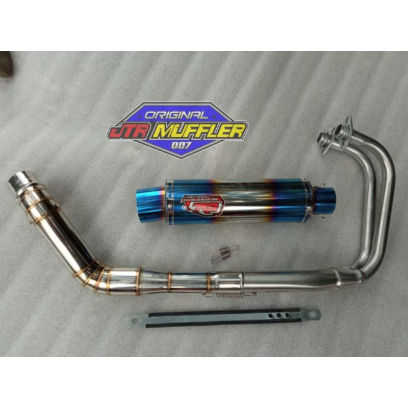 Knalpot R9 Mugello Fullsystem Ninja 250 Fi Cbr250rr Ninja 250 karbu Z250 R25 MT25