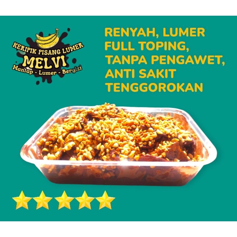 

PROMO!!KERIPIK PISANG NYOKLAT,LUMER,RENYAH