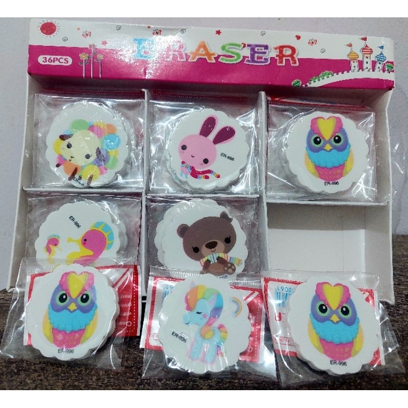 

Penghapus / Hapusan / Eraser Karakter Lucu