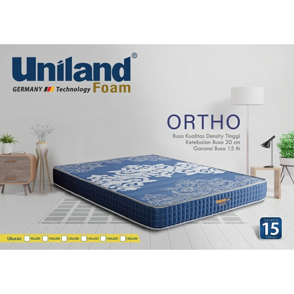 Kasur Busa Uniland Foam Type Ortho Busa Rebounded Tebal 20 cm