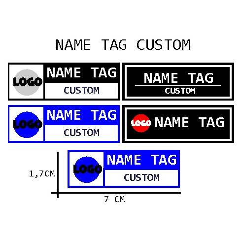 

PIN NAMA KOSTUM NAME TAG CUSTOM PAPAN DADA NAMA