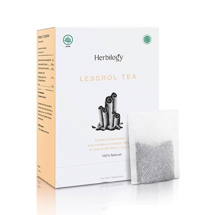 

Herbilogy Lessrol Tea Minuman Kesehatan Menurunkan Kolesterol