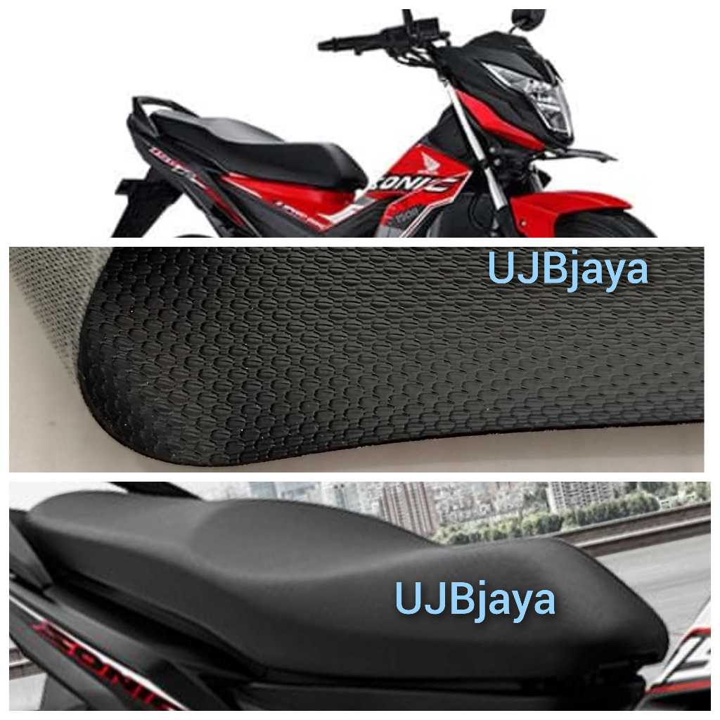 Kulit Jok Motor  Sonic 150R Standar / Bahan Ori Sarung Jok Motor  Sonic 150R A1