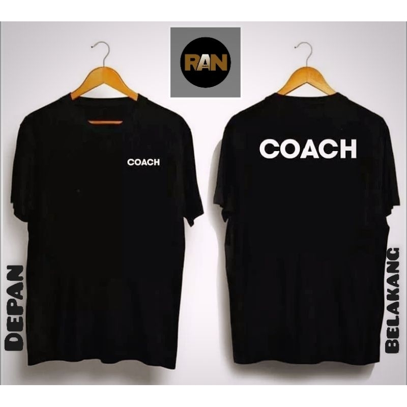 Baju T-shirt Kaos COACH l Kaos Pelatih Sepak bola l Kaos Pelatih Futsal l Kaos Pelatih Voli l Kaos O