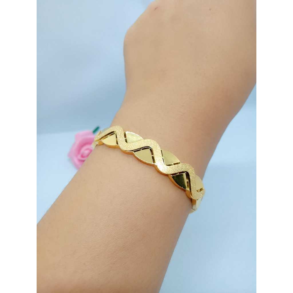 titanium gelang ulir doff bahan premium