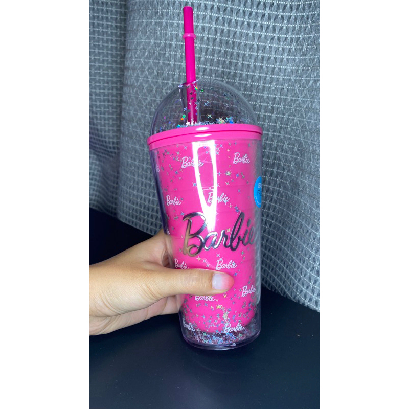 miniso x barbie dome tumbler