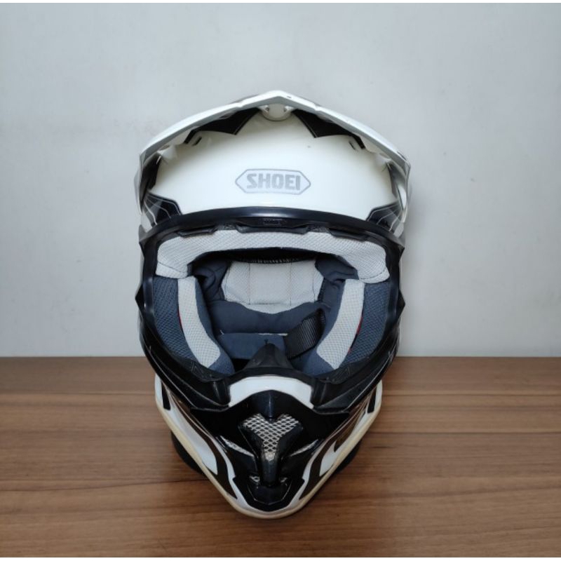 Helm Cross / Trail Shoei Supermoto VFX-W Dash White