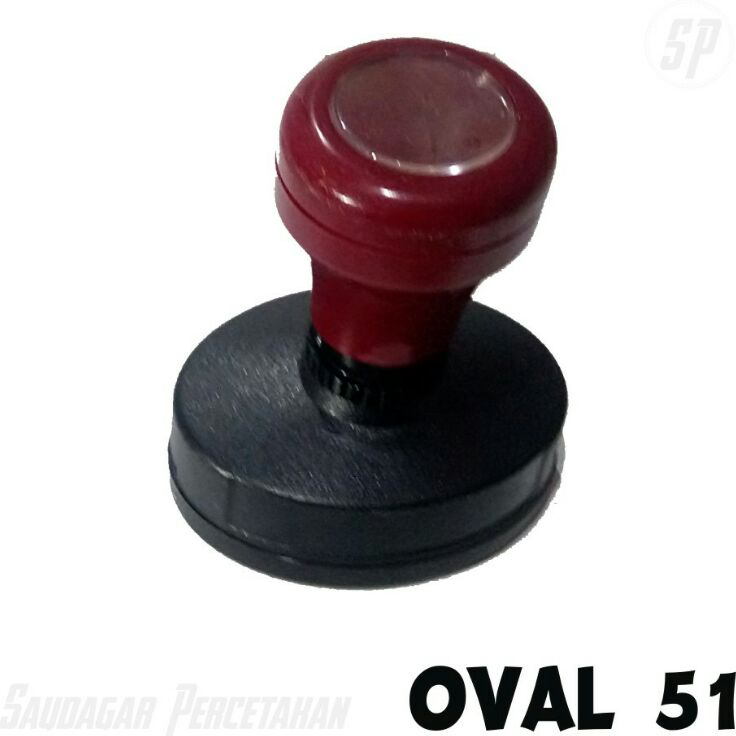 

➡✷ Gagang Stempel ov51 Flash / Warna oval 51