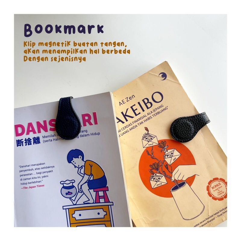 

Bookmark Pembatas Buku Klip Magnet By Yumeproject