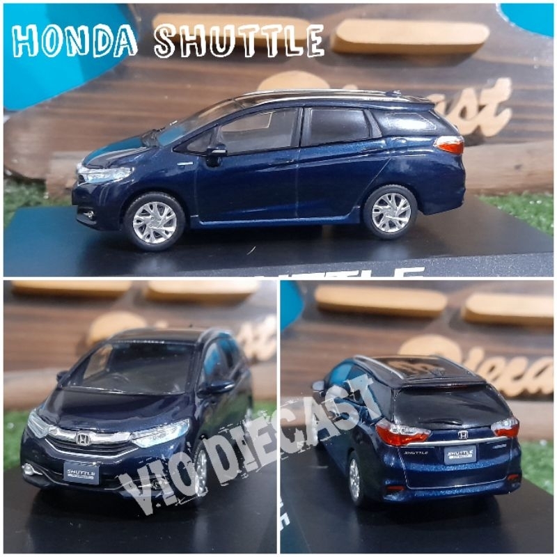 Diecast Miniatur Honda Shuttle mirip Mobilio skala 1:43