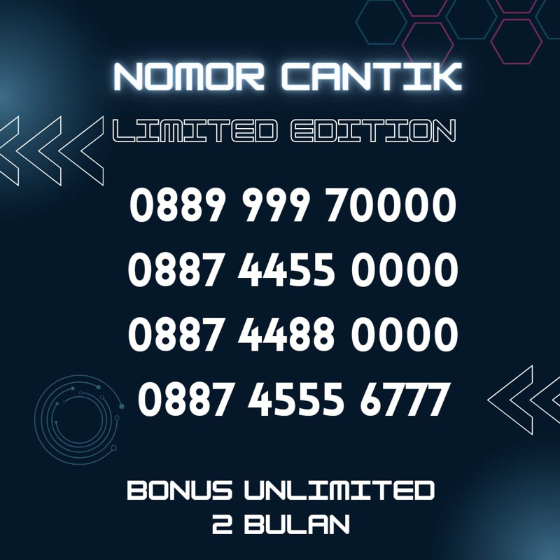 887 4555 6777 nomor cantik smartfren elite