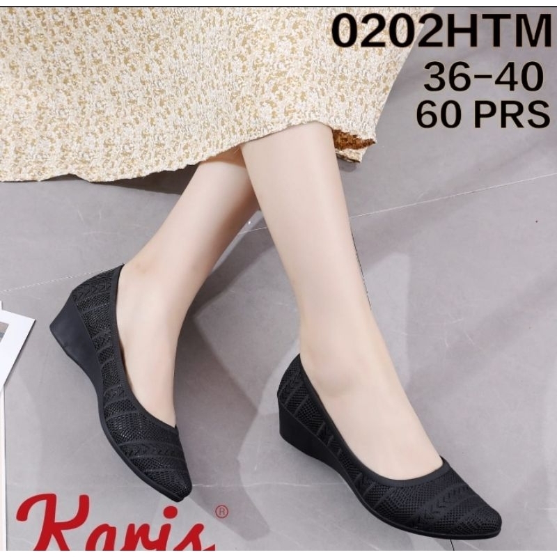 SEPATU WANITA IMPORT KARET JELLY FLATSHOES