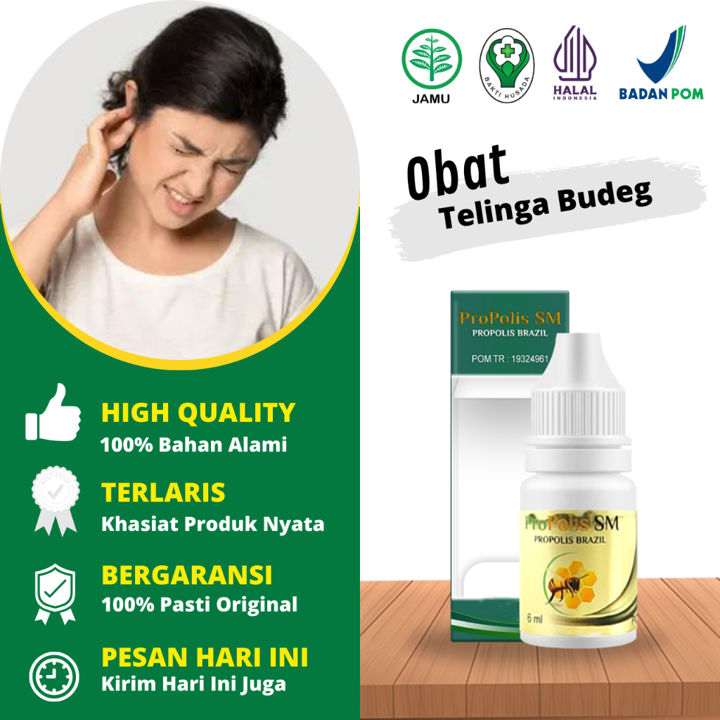Obat Telinga Budeg - Obat Telinga Tuli Sebelah - Obat Telinga Tersumbat - Obat Telinga Berair - TOba