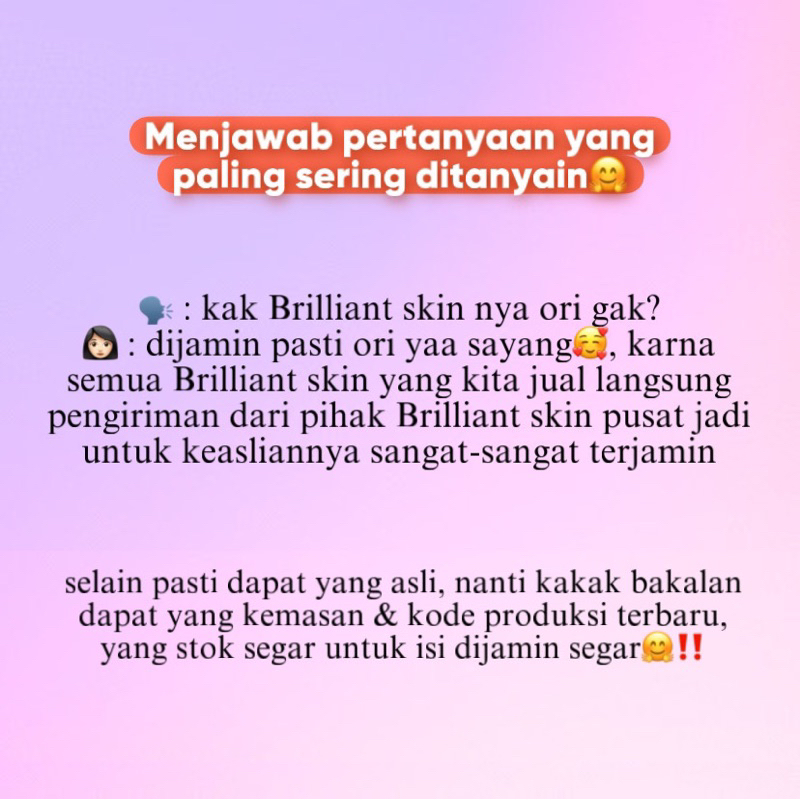 Pemberitahuan untuk para customer❣️ (tidak untuk di checkout) ‼️ JANGAN DI CHECKOUT ‼️ Brilliant ski