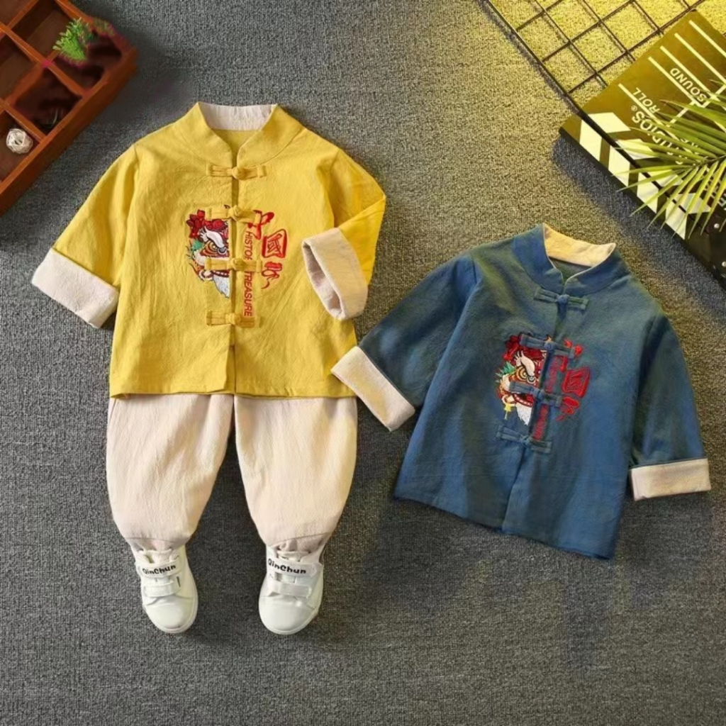 CS416 Hanfu set | Setelan Hanfu Anak Laki-laki | Baju Anak Premium