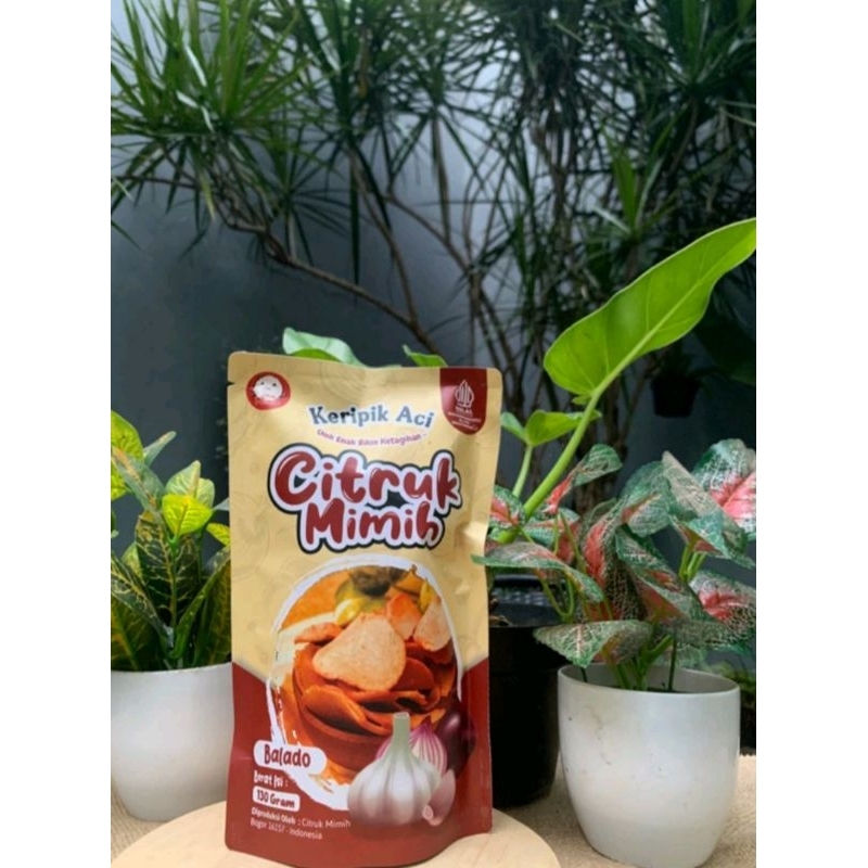 

Keripik Aci/Citruk/Cemilan Citruk 130 gr Balado/Citruk khas tasikmalaya/Citruk pedas/Citruk garut/Citruk khas garut/Jajanan Jadul//Cemilan/Cemilan Murah/Cemilan Enak/Cemilan Pedas/Snack Jadul/Snack Murah