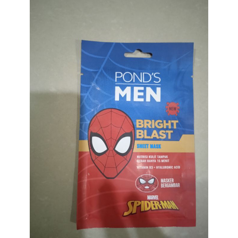 (20 gr)PONDS MEN BRIGHT BLAST  SHEET MASK