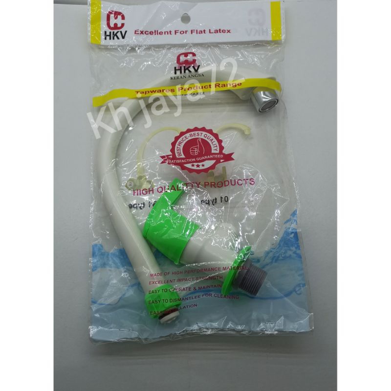 Kran cuci piring , Kran angsa pvc HKV engkel / Baling