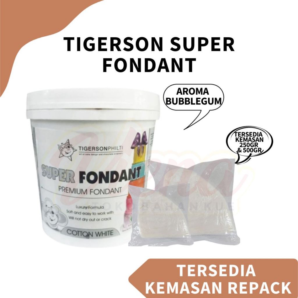 

Tigerson Super Fondant Putih REPACK 250gr