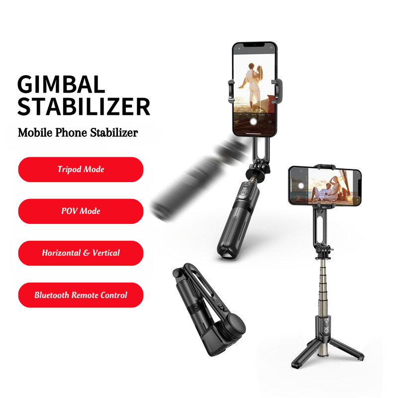 Tongsis Bluetooth Remote Control Selfie Stick 70cm TD1902 Mini Tripod Holder Tongkat Lipat Gimbal Mode Mobile Phone Stabilizer Dudukan HP Extended