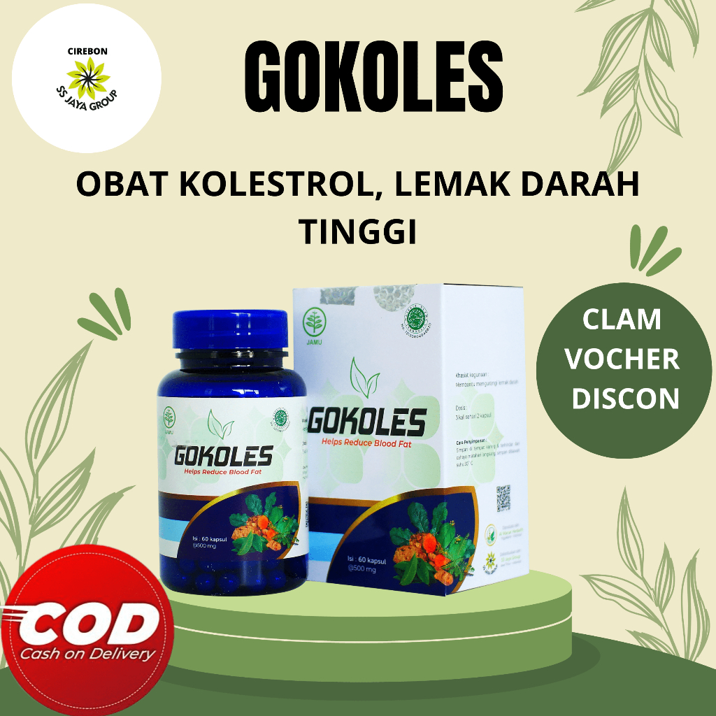 GOKOLES OBAT KOLESTROL- OBAT PENYEMBUH LEMAK DARAH