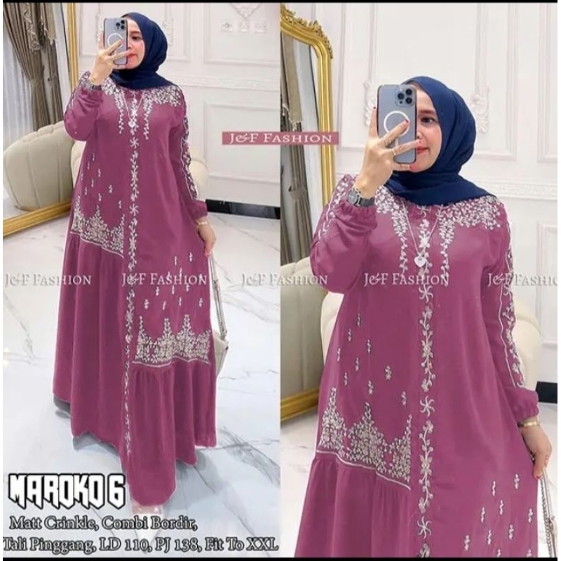 Dress Maroko Bordir