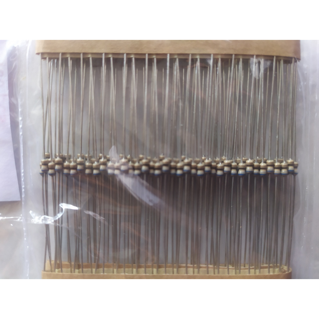resistor 68ohm 68 ohm 1/4watt 10pcs bodi 1/6watt original kaki tembaga