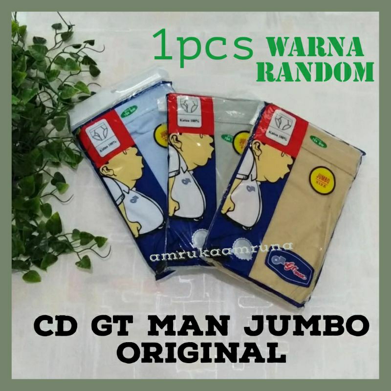 1pcs..Cd Gt man Jumbo Original Celana Dalam Gt man Jumbo Original