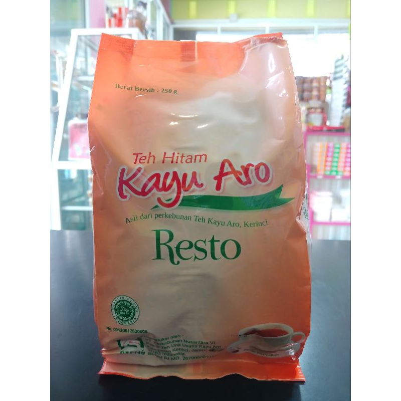 

Teh Hitam Kayu Aro 250gr Resto