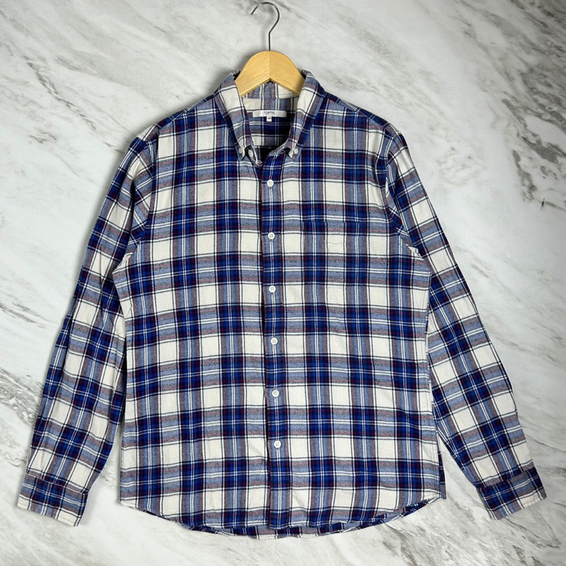 Kemeja Flanel Lengan Panjang Topten