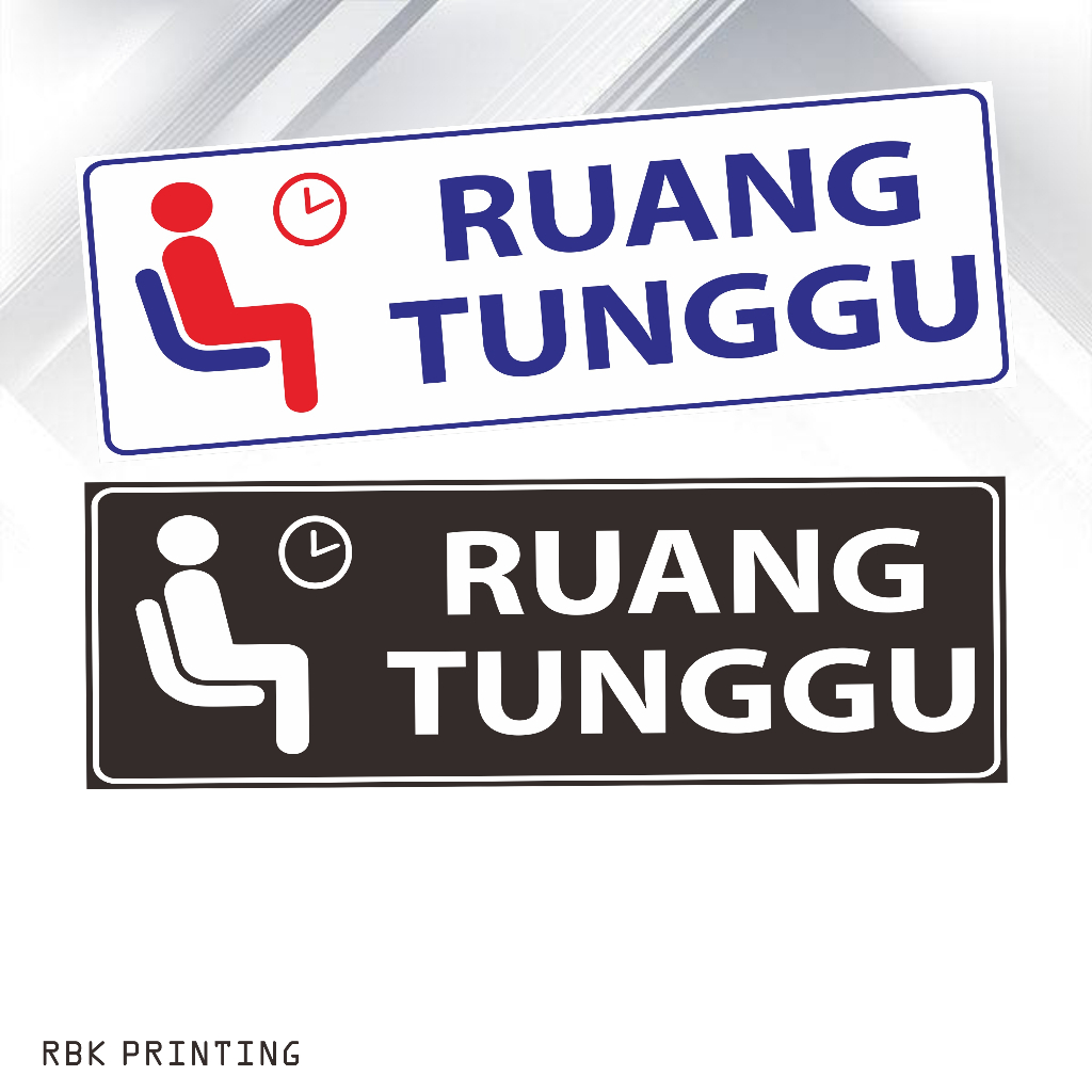 

Stiker Ruang Tunggu