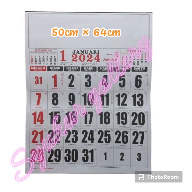 

kalender Dinding 2024/ kalender angka kalender kerja