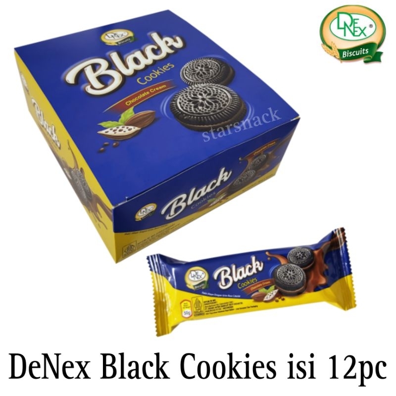 

Denex Black cookies isi 12pc