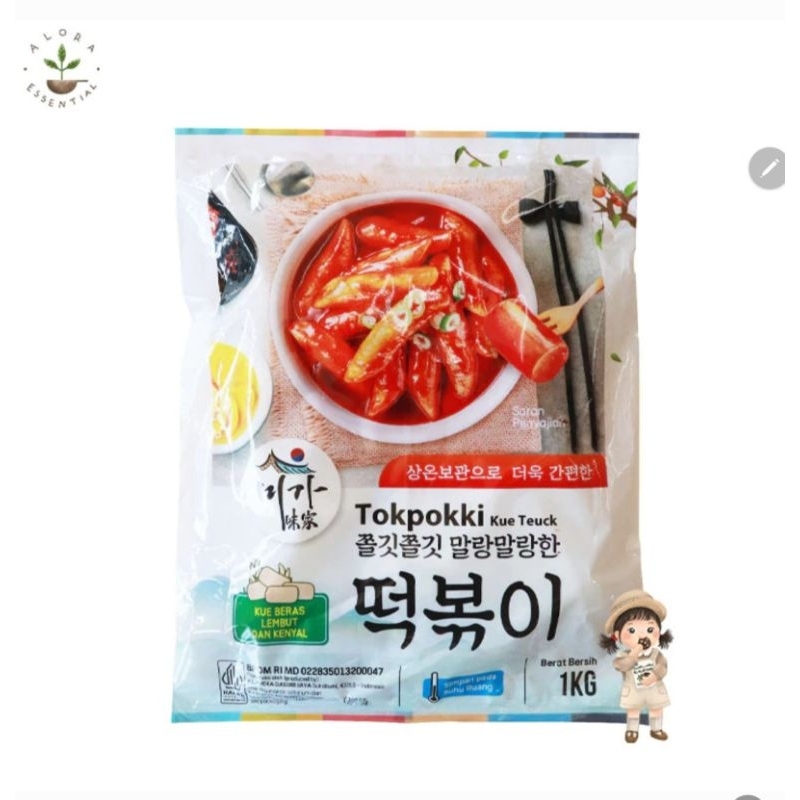 

Tokpokki Dry Rice Cake Tteokbokki - Kue Beras Korea 1KG