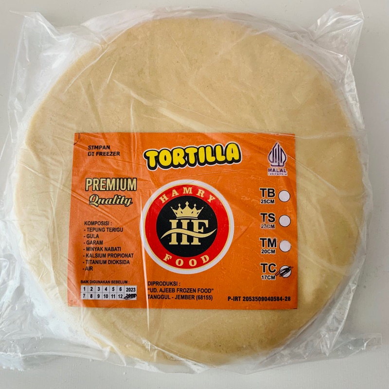 

kulit kebab tortila 17cm