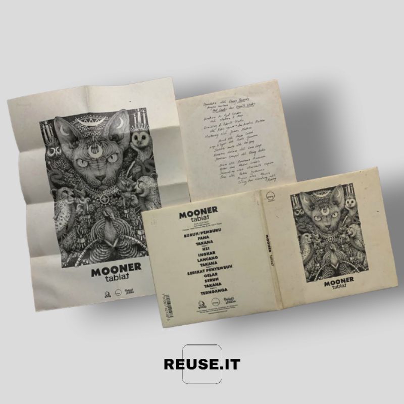 CD/KASET MOONER-TABIAT SECONDHAND ORI
