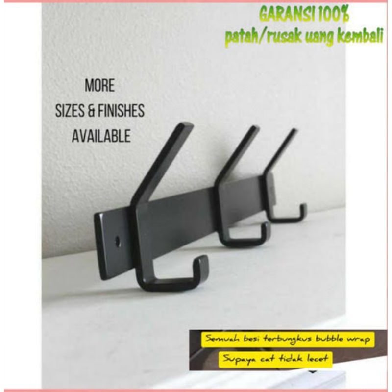 gantungan helm rak helm besi