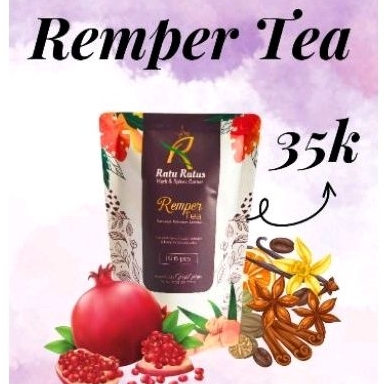 

Remper Tea by Ratu Ratus/ Rempah Perawan kemasan tanpa gula aren