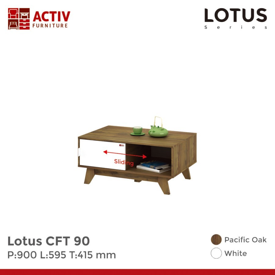 MEJA TAMU MEJA MINIMALIS MEJA KOPI MEJA PENDEK MEJA LACI MEJA SOFA MEJA CFT 90 ACTIV