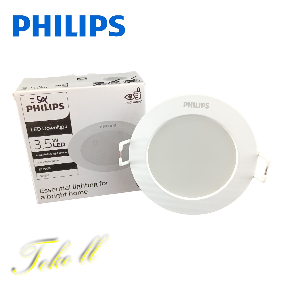 Downlight LED Philips Inbow Bulat 3.5 Watt (Natural 4000K)