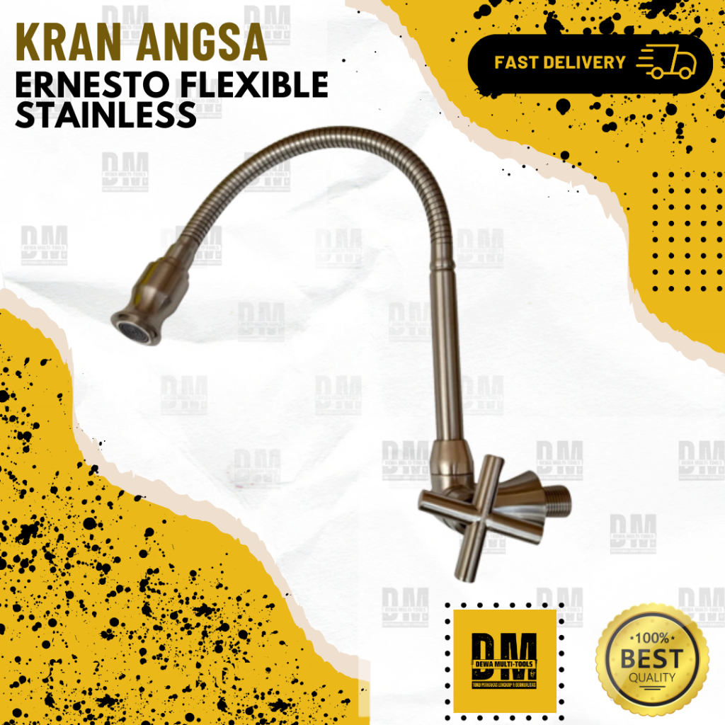 Kran Angsa Flexible Keran Cuci Piring Dapur Stainless Ernesto SS2603