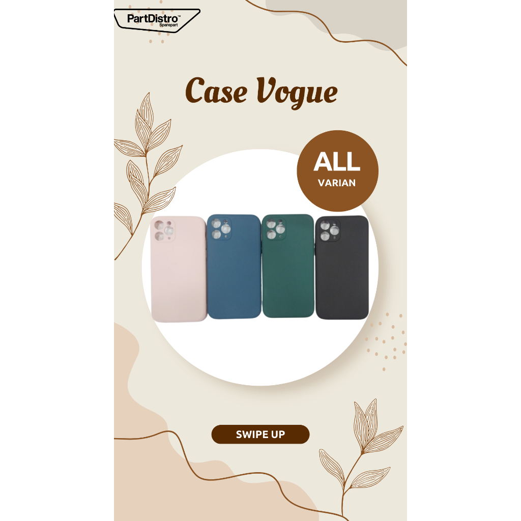 CASE VOGUE ( ANTI JAMUR) ( IPHONE )