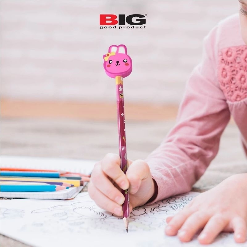 

BIG Good Product pensil 2B+ penghapus 888