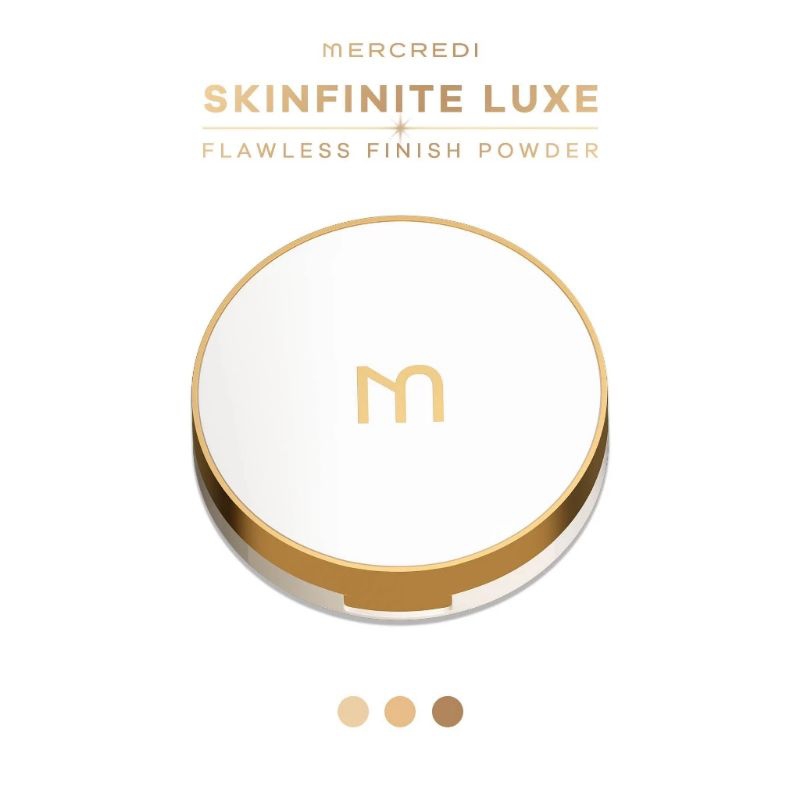 Ready Mercredi- Skinfinite Luxe Flawless Finish Powder Bedak Padat