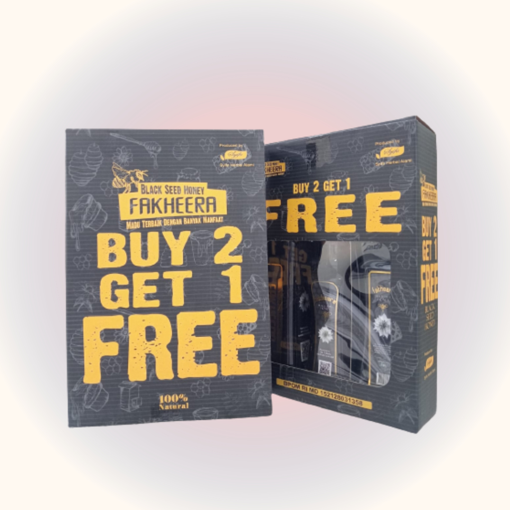 

Madu Fakheera Madu Habbatussauda Beli 2 Gratis 1 (Buy 2 Get 1)