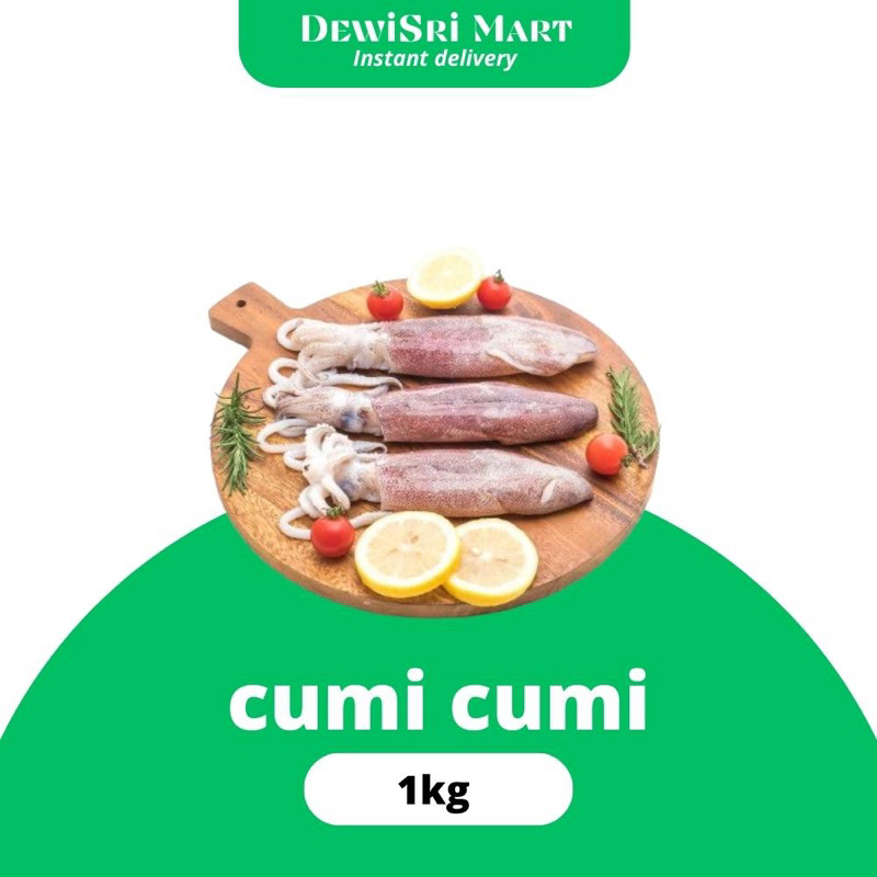 

Cumi Cumi 1kg- Kirim Instant Dewi Sri Mart