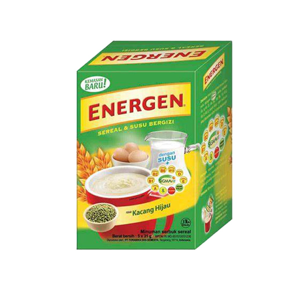 

Energen Kacang Hijau 5x30gr Box