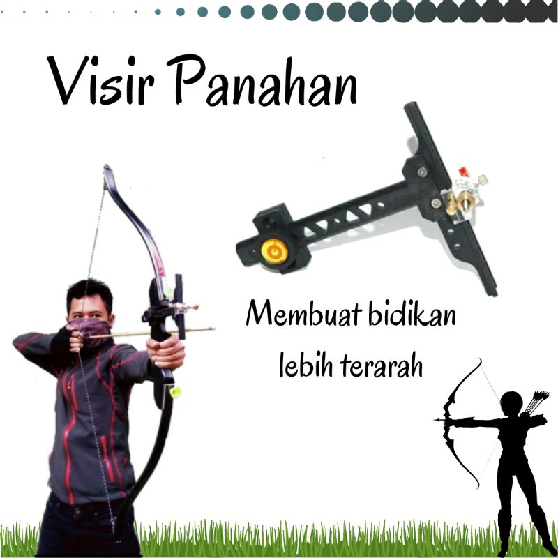 Visir Sight Panah Panahan Pembidik Kekeran