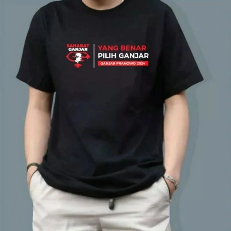 KAOS SAHABAT GANJAR YANG BENAR PILIH GANJAR