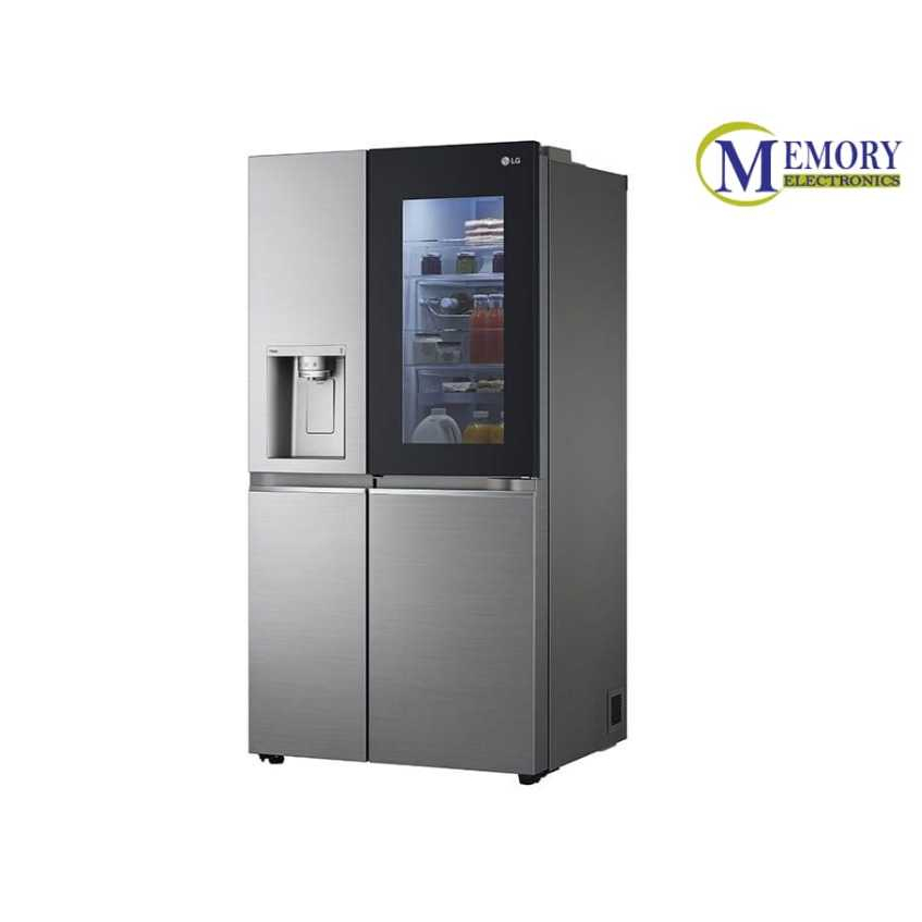 LG KULKAS SIDE BY SIDE INSTAVIEW DOOR IN DOOR GC-X257CSEW 617 Ltr